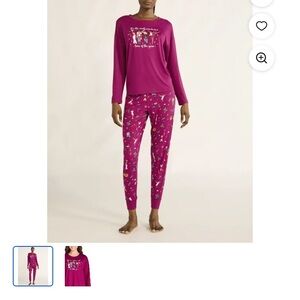 - Women's holiday Graphic Pajama Set